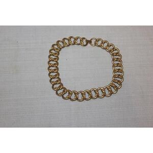 Vintage Erwin Pearl Goldtone Chain Choker Necklace